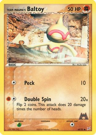 Team Magma's Baltoy (060/95) - TMVTA  - Common