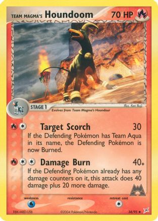 Team Magma's Houndoom (034/95) - TMVTA  - Uncommon
