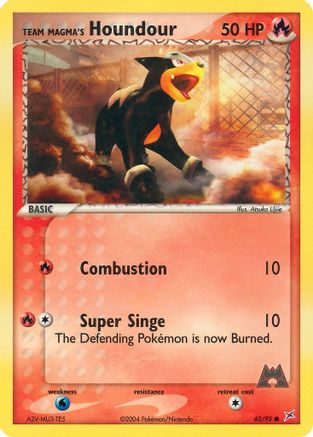 Team Magma's Houndour (062/95) - TMVTA  - Common