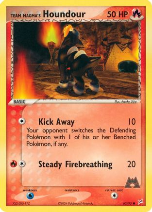 Team Magma's Houndour (063/95) - TMVTA  - Common