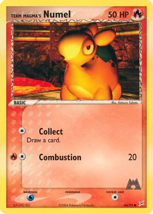 Team Magma's Numel (064) - TMVTA  - Common - Reverse Holofoil