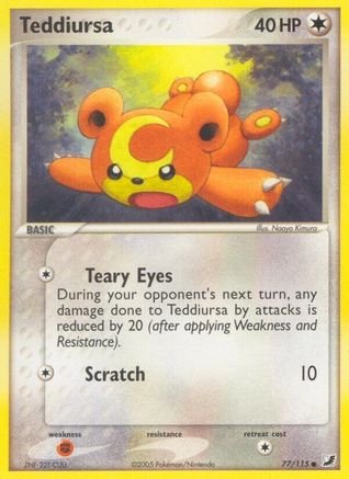 Teddiursa (077/115) - UF  - Common - Reverse Holofoil