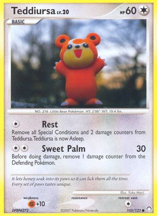 Teddiursa (105/123) - MT  - Common