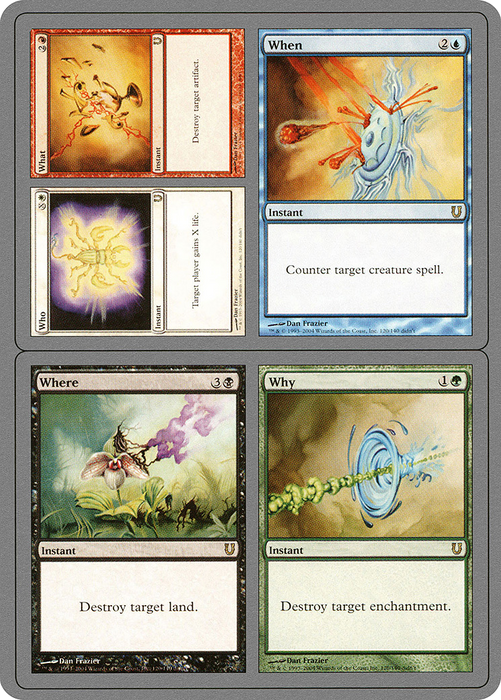 Who // What // When // Where // Why (UNH-120) - rare - Foil