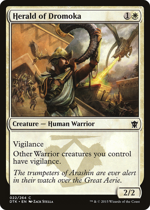 Herald of Dromoka (DTK-022) - common