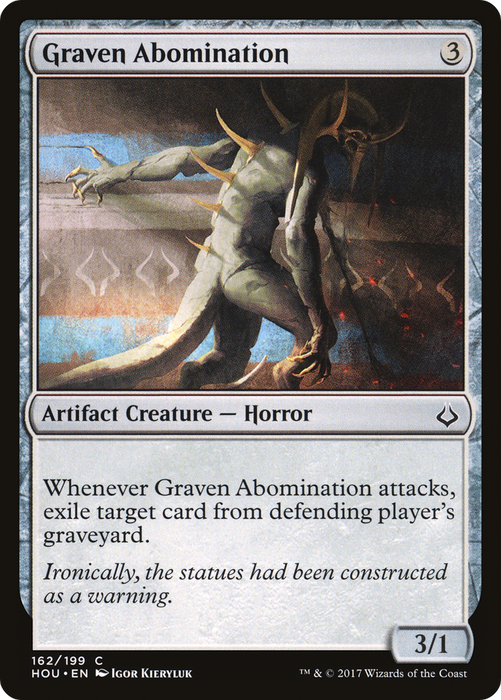 Graven Abomination (HOU-162) - common - Foil