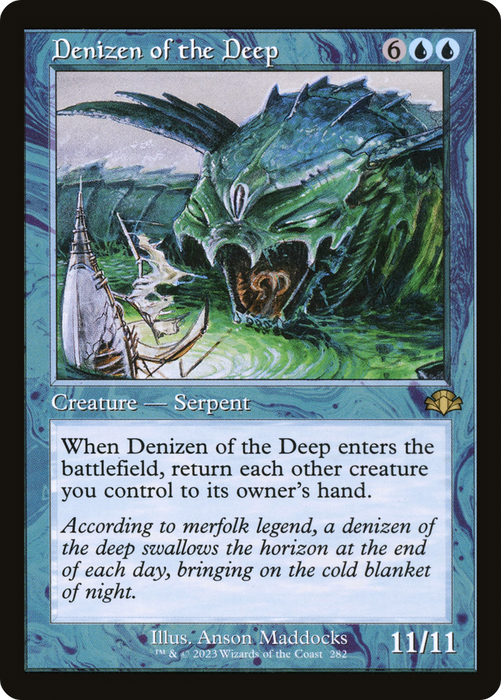 Denizen of the Deep (DMR-282) - rare - Foil