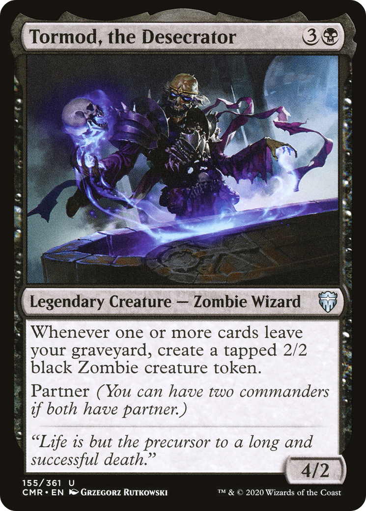 Tormod, the Desecrator (CMR-155) - uncommon - Foil