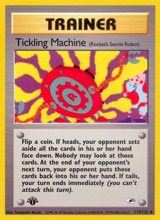 Tickling Machine (119/132) - GH  - Uncommon - 1st Edition