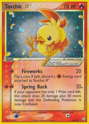 Torchic Star (108) - TRR  - Ultra Rare - Holofoil