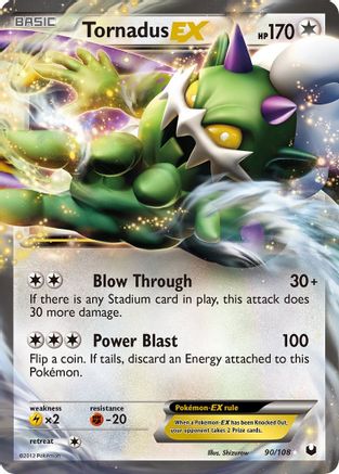 Tornadus EX (090) - DE  - Ultra Rare - Holofoil