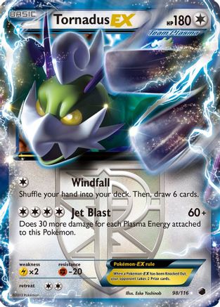 Tornadus EX (Team Plasma) (098) - PF  - Ultra Rare - Holofoil