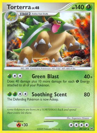 Torterra (039) - P  - Rare - Reverse Holofoil