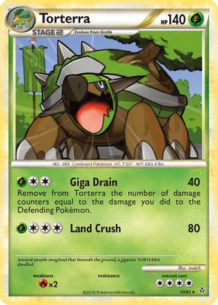 Torterra (010) - U  - Holo Rare - Holofoil