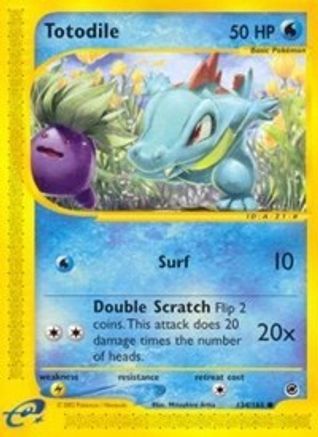 Totodile (134) (134/165) - E  - Common - Reverse Holofoil