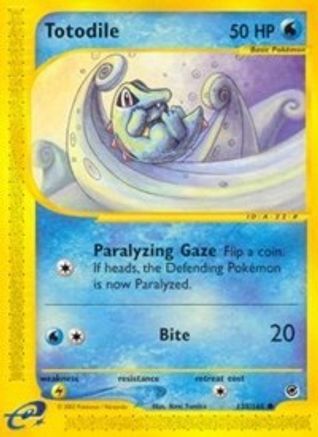 Totodile (135) (135/165) - E  - Common - Reverse Holofoil