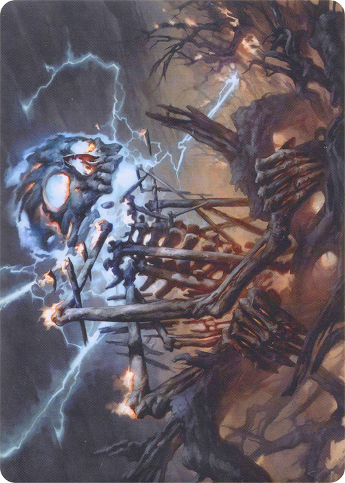 Lightning Skelemental // Lightning Skelemental (AMH1-041) - common (Borderless)