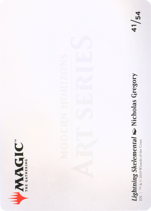 Lightning Skelemental // Lightning Skelemental (AMH1-041) - common (Borderless)
