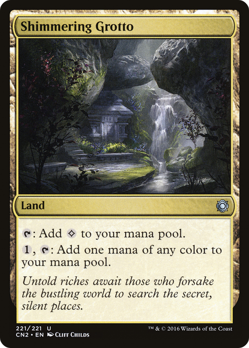 Shimmering Grotto (CN2-221) - uncommon - Foil