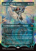 Elspeth, Storm Slayer (TDM-411) - mythic: (Showcase) (Borderless) - Foil