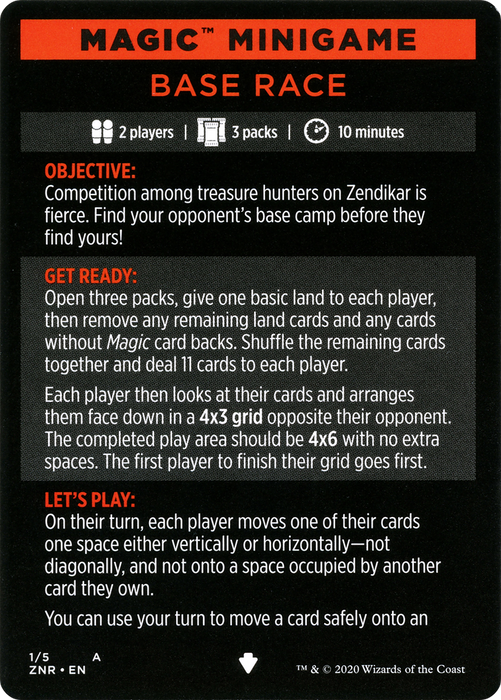 Base Race // Base Race (cont'd) (MZNR-001) - common