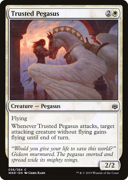 Trusted Pegasus (WAR-036) - common - Foil