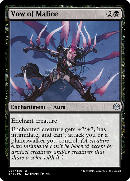 Vow of Malice (PZ1-051) - uncommon - Foil