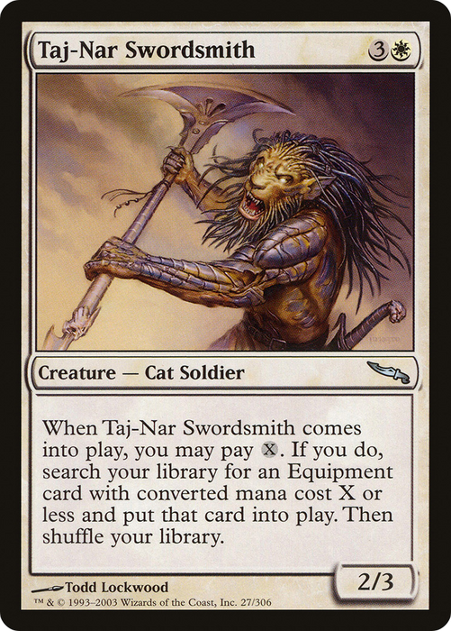 Taj-Nar Swordsmith (MRD-027) - uncommon - Foil
