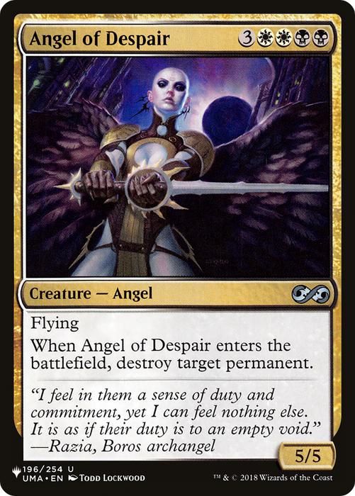 Angel of Despair (LIST-UMA-196) - uncommon