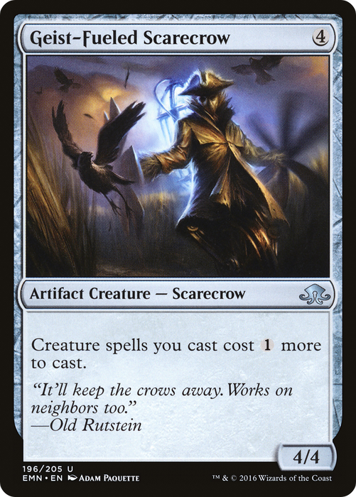 Geist-Fueled Scarecrow (EMN-196) - uncommon - Foil