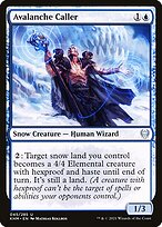 Avalanche Caller (KHM-045) - uncommon: (snow)