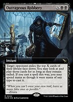 Outrageous Robbery (MKM-402) - rare: (Extended Art) - Foil