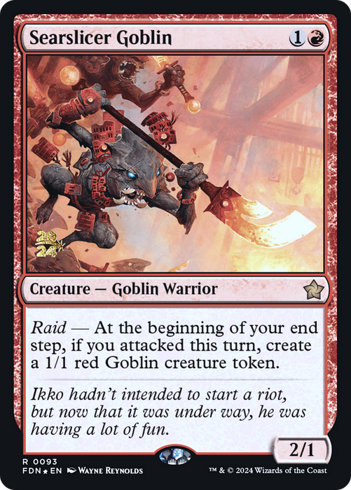 Searslicer Goblin (PRE-93S) - rare - Foil