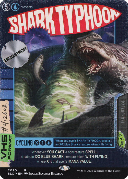 Shark Typhoon (SLC-2020) - rare (Borderless) - Foil