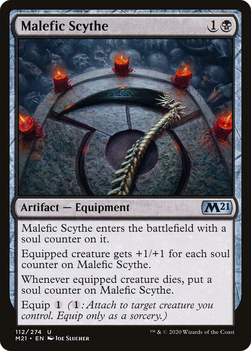 Malefic Scythe (M21-112) - uncommon