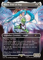 Giada, Font of Hope (SLD-1586) - rare / Miku, Font of Pop (Borderless) - Foil