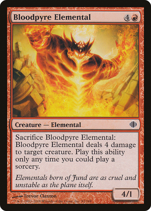 Bloodpyre Elemental (ALA-093) - common - Foil