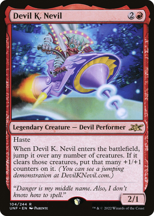 Devil K. Nevil (UNF-104) - rare - Foil
