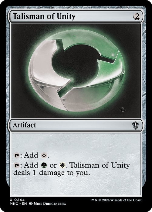 Talisman of Unity (MKC-244) - uncommon