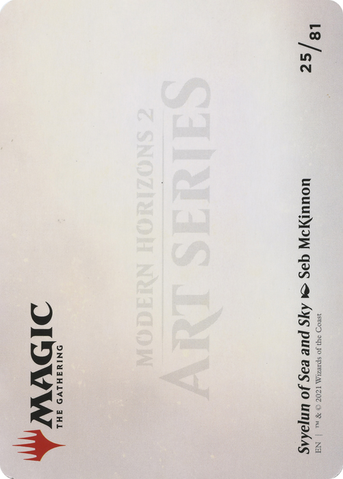 Svyelun of Sea and Sky // Svyelun of Sea and Sky (AMH2-025) - common (Borderless) - Foil