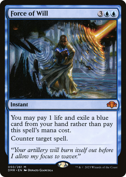 Force of Will (DMR-050) - mythic