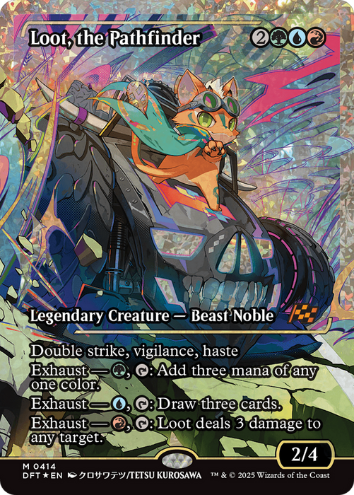 Loot, the Pathfinder (DFT-414) - mythic: (Showcase) - Foil