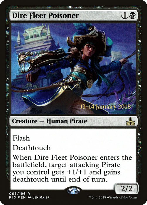 Dire Fleet Poisoner (PRE-68S) - rare - Foil