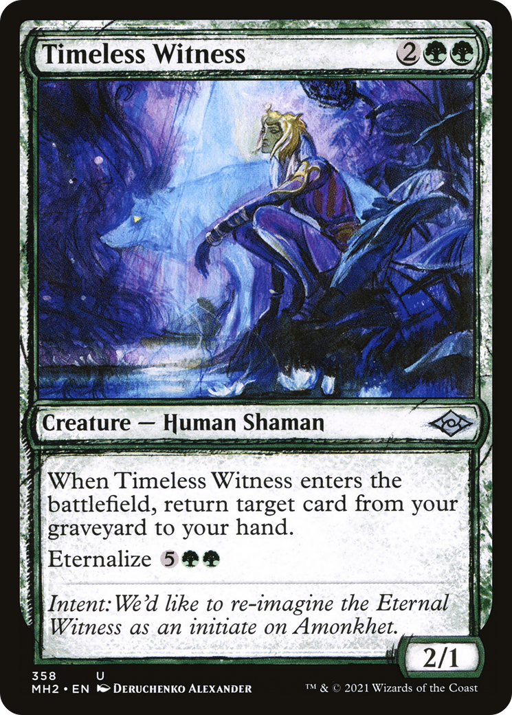 Timeless Witness (MH2-358) - uncommon: (Showcase) - Foil