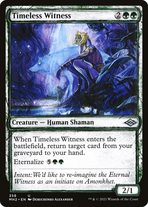 Timeless Witness (MH2-358) - uncommon: (Showcase) - Foil