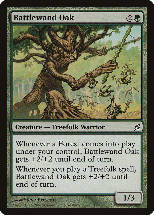 Battlewand Oak (LRW-197) - common - Foil