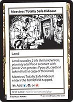 Maestros' Totally Safe Hideout (MB2PC-378) - rare