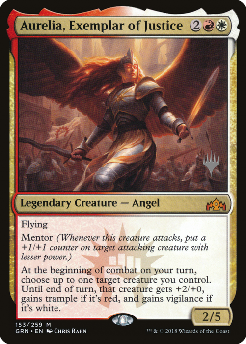 Aurelia, Exemplar of Justice (PPM20-153P) - mythic - Foil