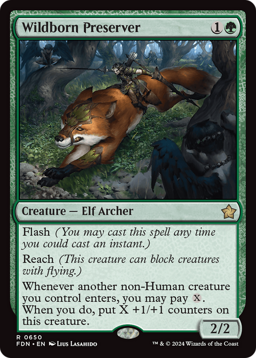 Wildborn Preserver (FDN-650) - rare