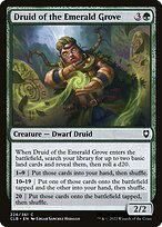 Druid of the Emerald Grove (CLB-226) - common